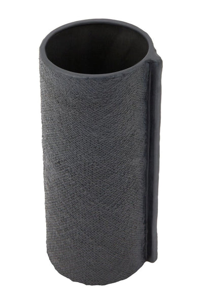 Burlap Vase - Small Black Burlap Vase - Small Black