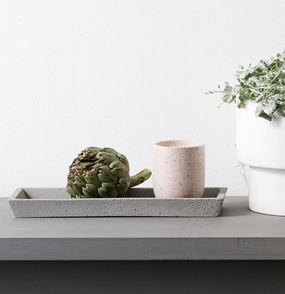 Concrete Square Tray - Natural - Winston and Finch