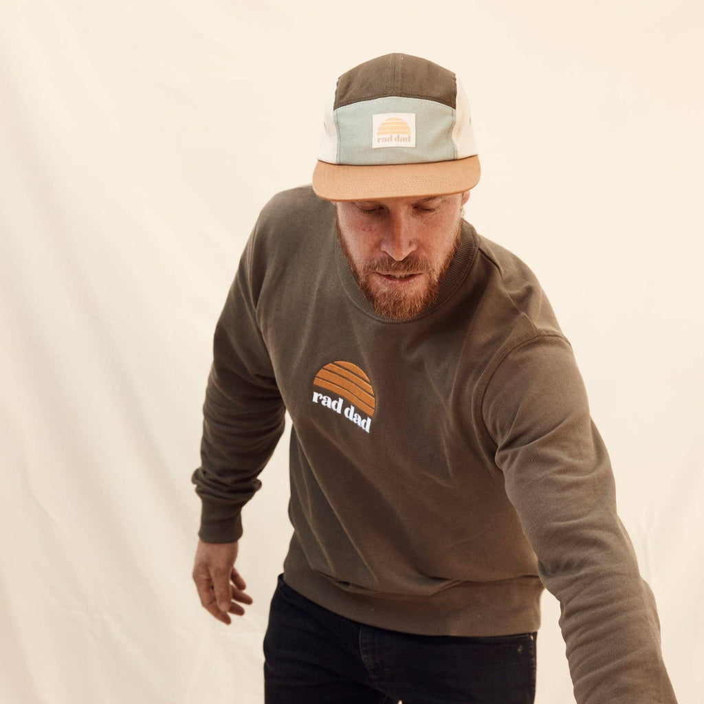 Rad Dad Spliced 5 Panel Cap - Khaki - Winston and Finch