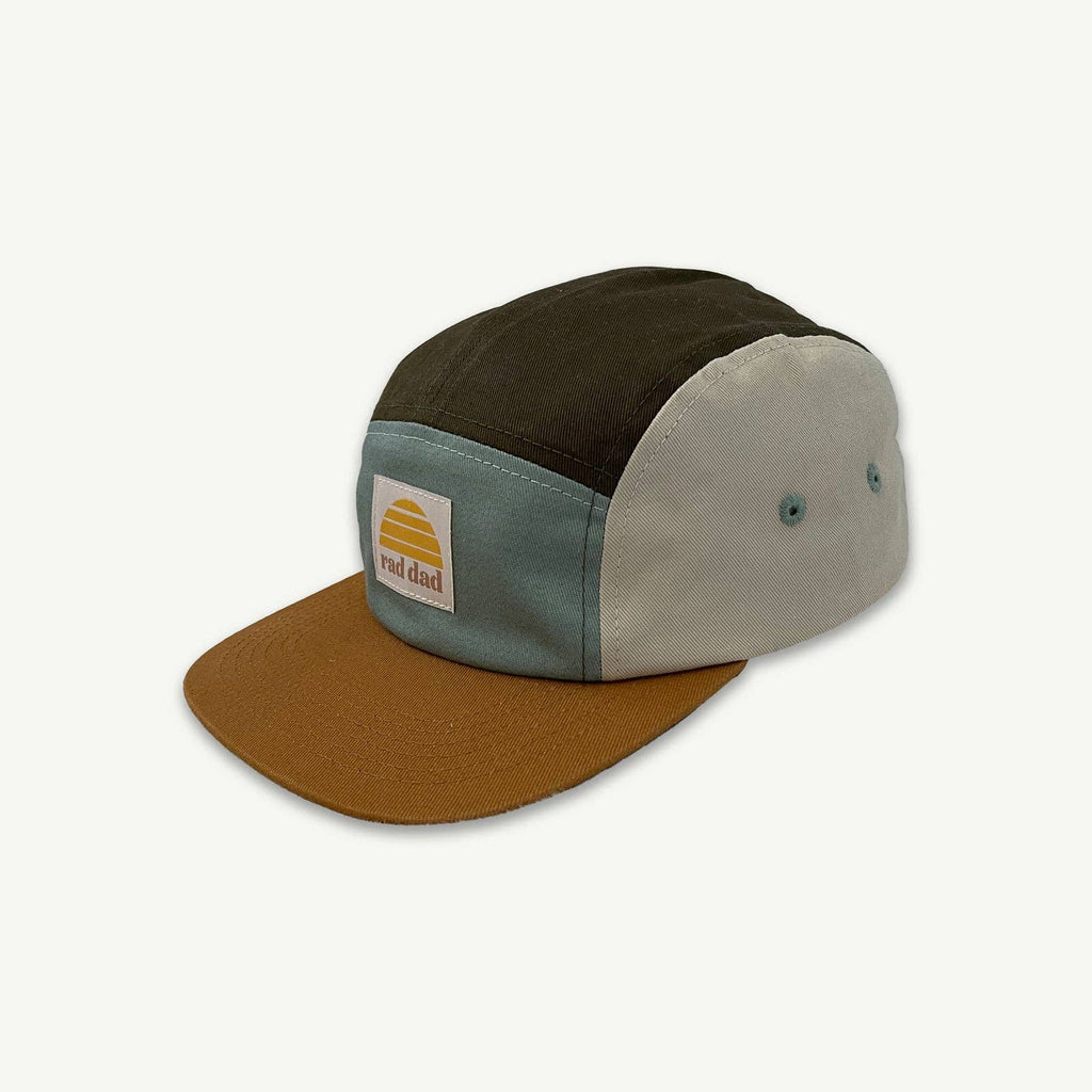 Rad Dad Spliced 5 Panel Cap - Khaki - Winston and Finch