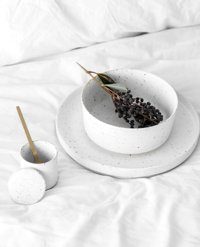 Speckle Dish - Large Snow - Winston and Finch