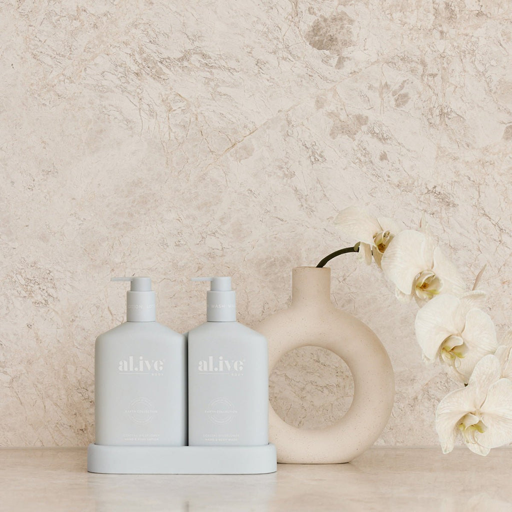 WASH & LOTION DUO + TRAY - COASTAL WILDFLOWER - Winston and Finch