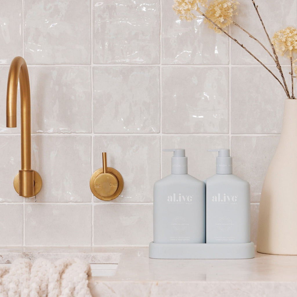 WASH & LOTION DUO + TRAY - COASTAL WILDFLOWER - Winston and Finch