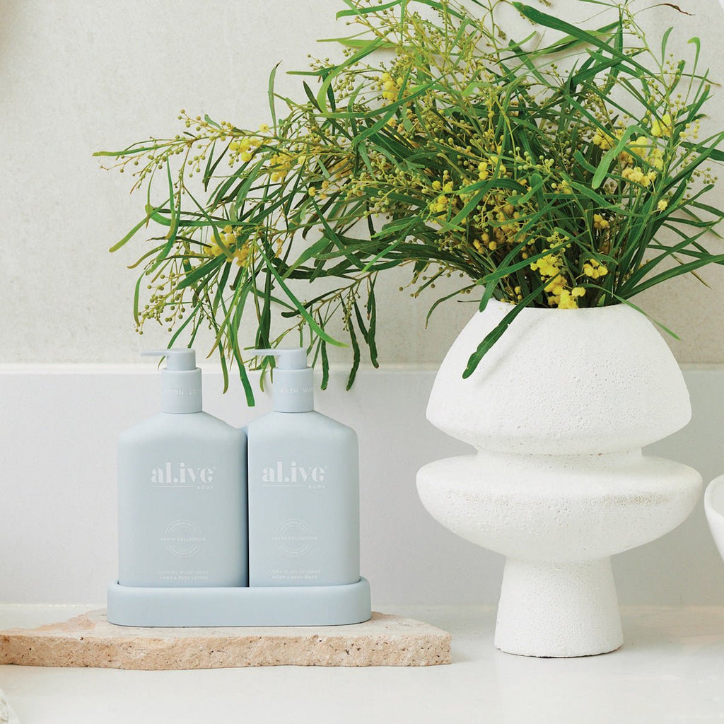 WASH & LOTION DUO + TRAY - COASTAL WILDFLOWER - Winston and Finch