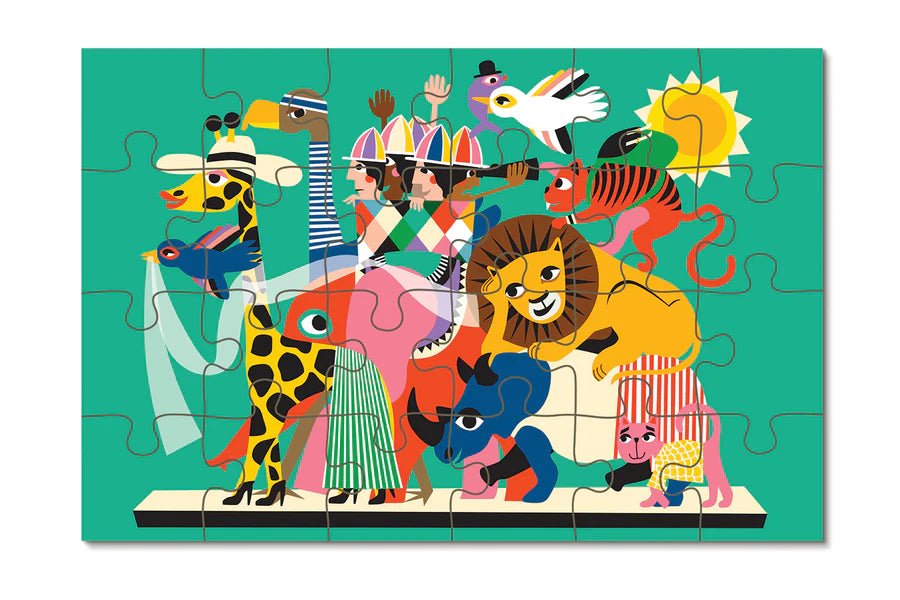 24 PIECE KIDS PUZZLE - ANIMAL CARNIVAL - Winston and Finch