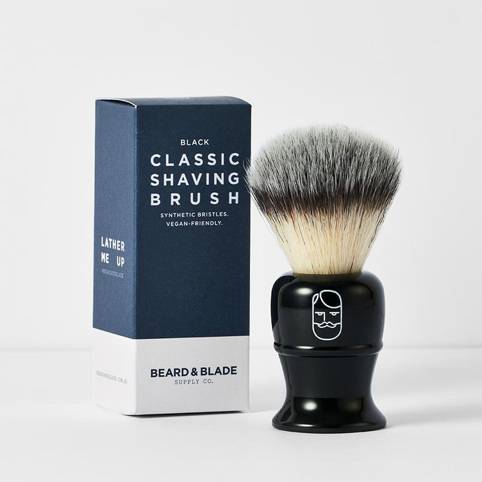 Classic Synthetic Shaving Brush Black - Winston and Finch