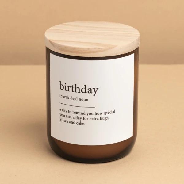 Dictionary Meaning Soy Candle - Birthday - Winston and Finch