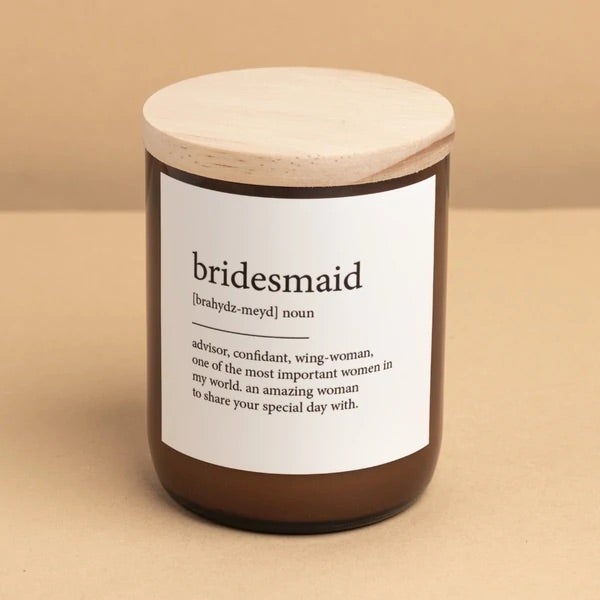 Dictionary Meaning Soy Candle - Bridesmaid - Winston and Finch