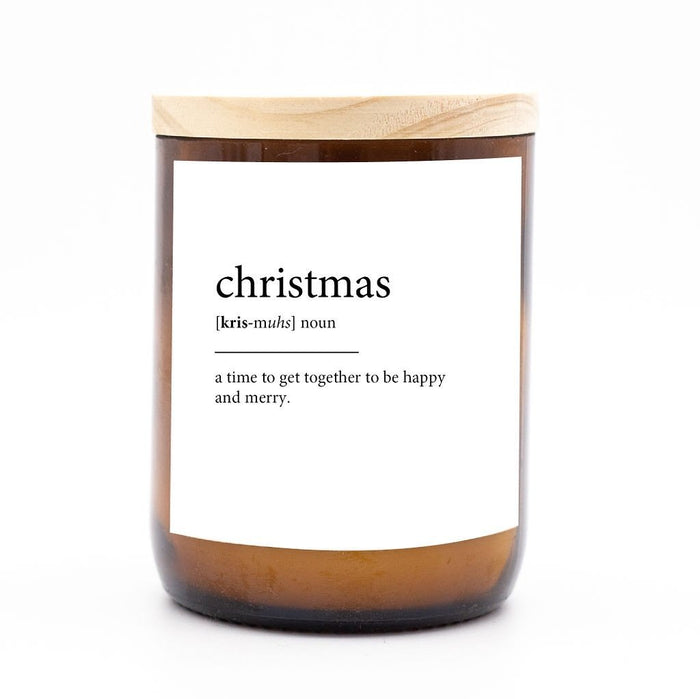 Dictionary Meaning Soy Candle - Christmas - Winston and Finch