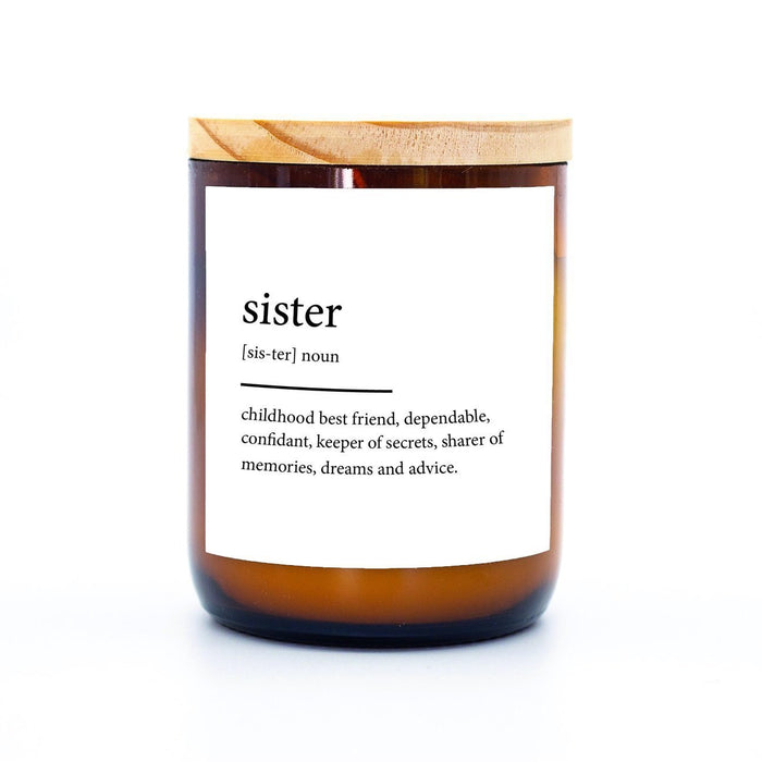 Dictionary Meaning Soy Candle - Sister - Winston and Finch