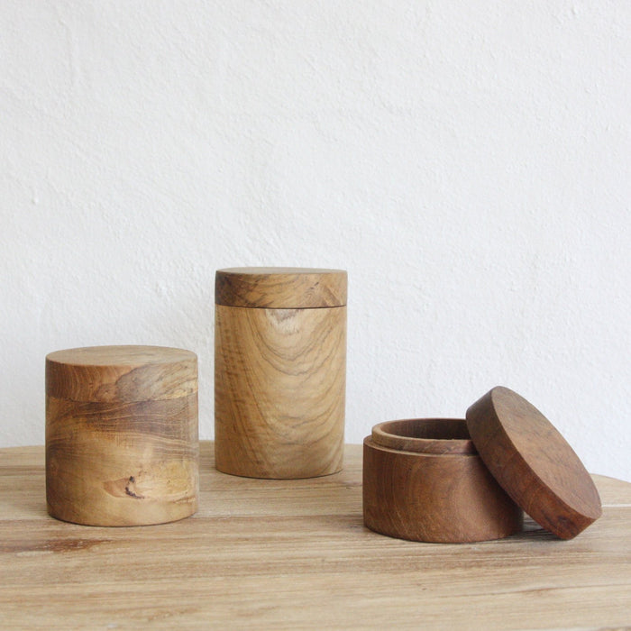 Huba Wooden Canisters - Winston and Finch
