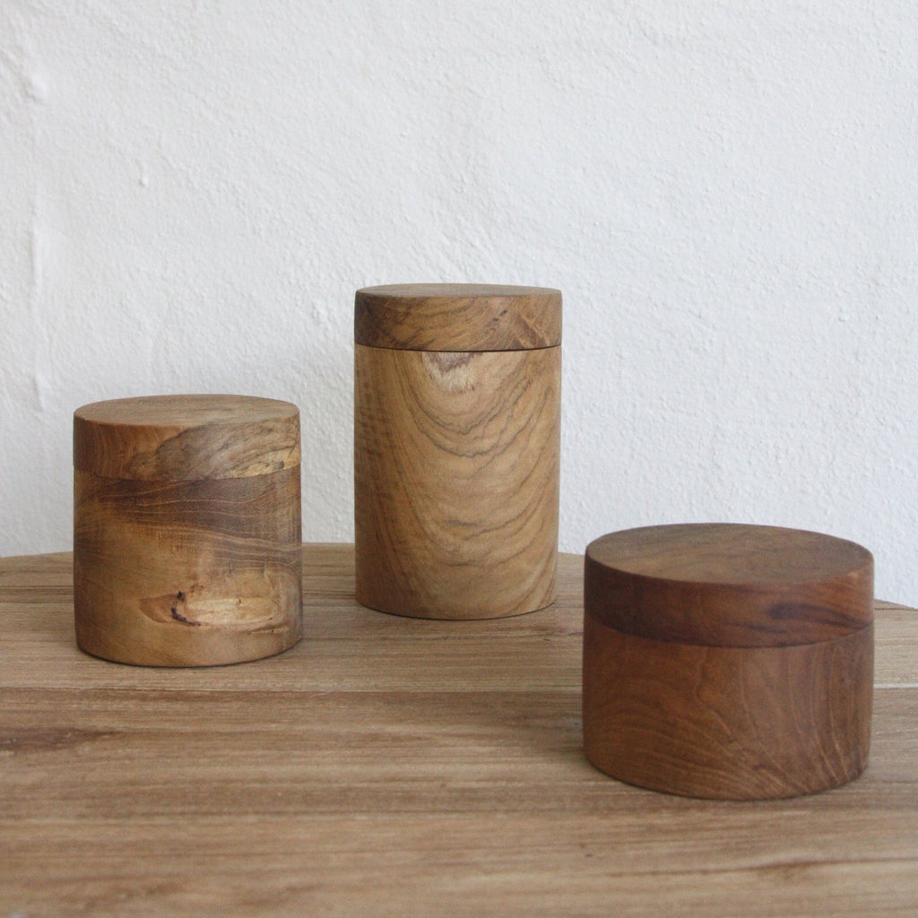 Huba Wooden Canisters - Winston and Finch