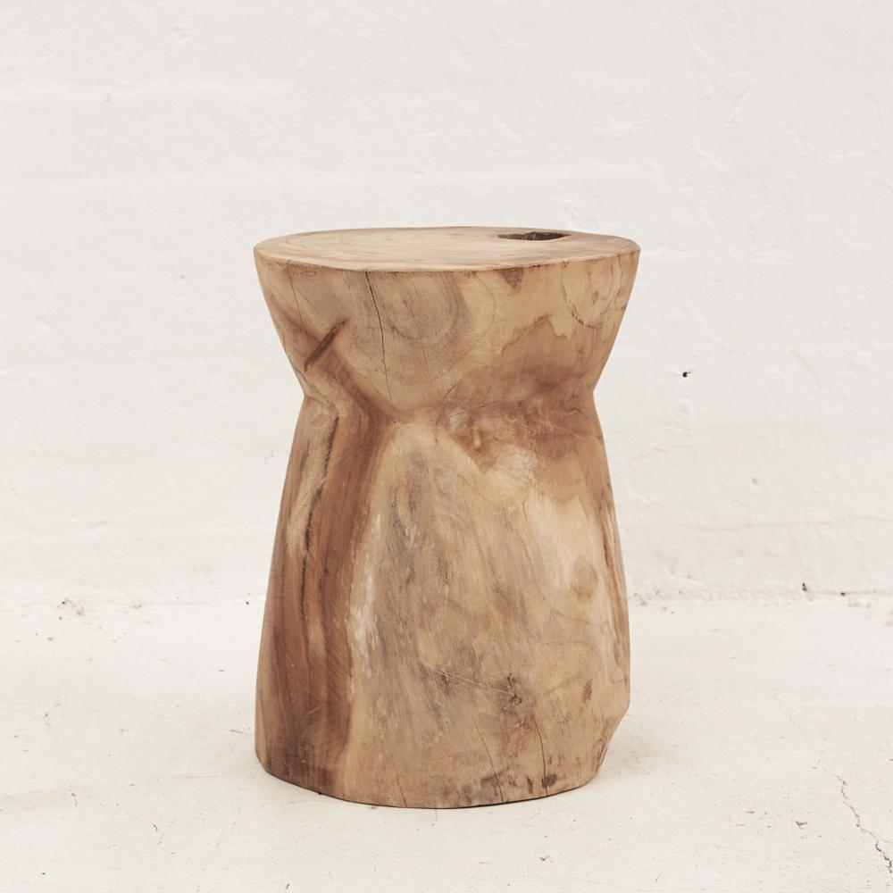 PREORDER - Nail Head Tree Stump Stool - Winston and Finch