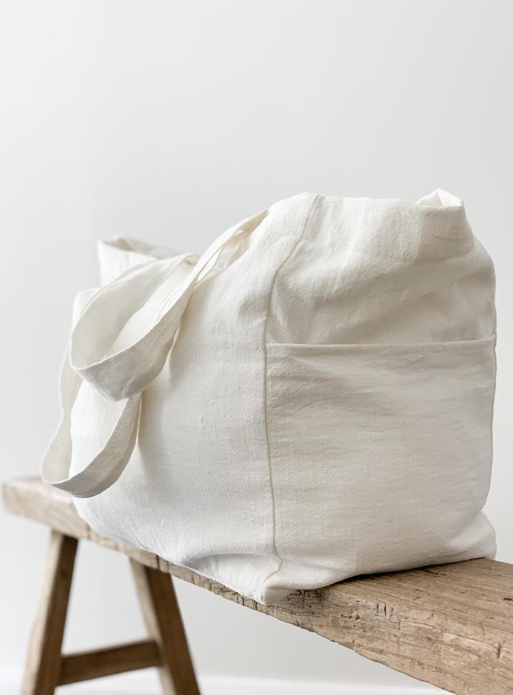 Ramie Bag - Chalk - Winston and Finch
