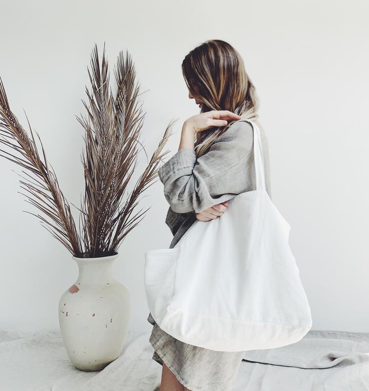 Ramie Bag - Chalk - Winston and Finch