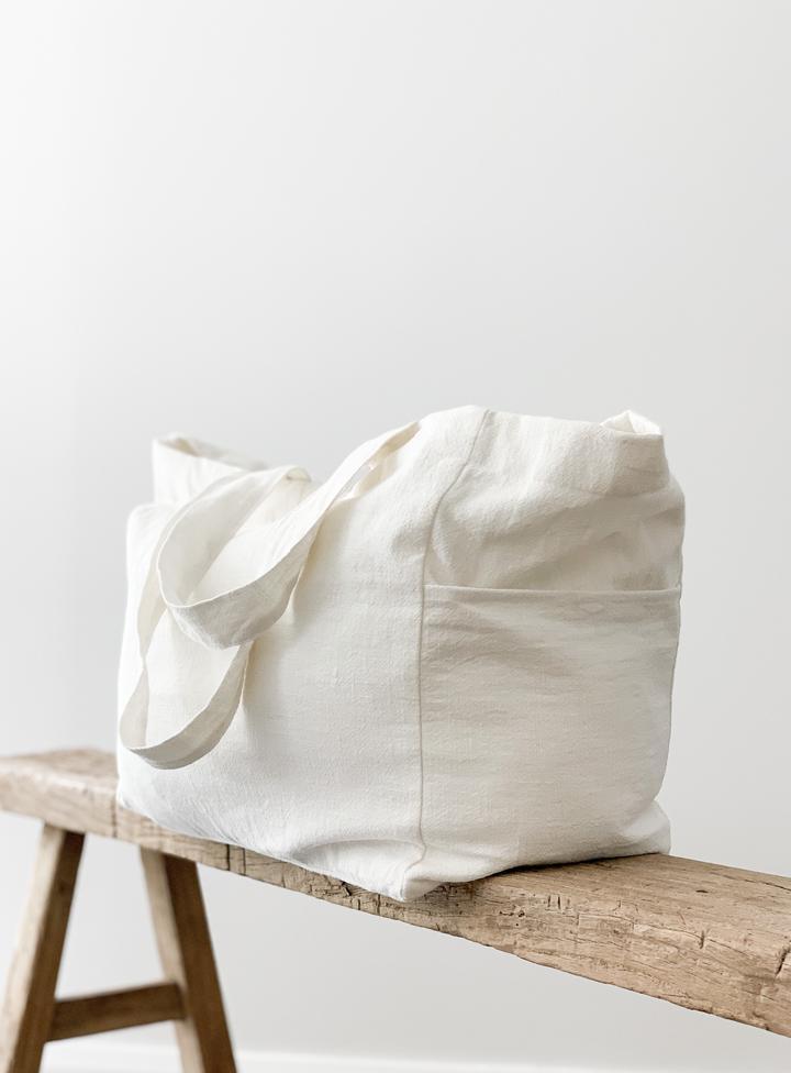 Ramie Bag - Chalk - Winston and Finch