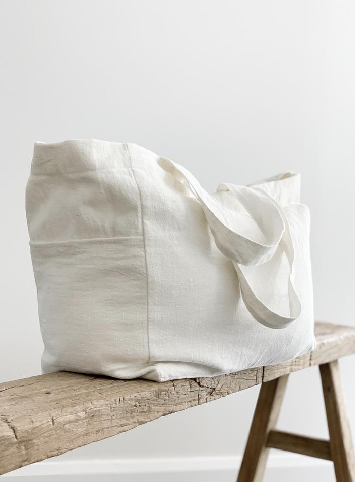 Ramie Bag - Chalk - Winston and Finch