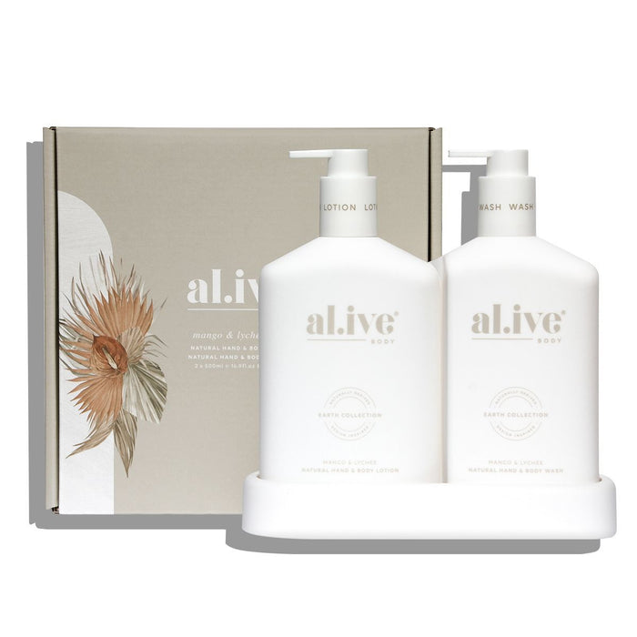 WASH & LOTION DUO + TRAY - MANGO & LYCHEE - Winston and Finch