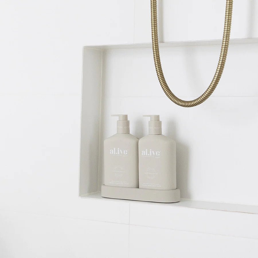 WASH & LOTION DUO + TRAY - SEA COTTON & COCONUT - Winston and Finch