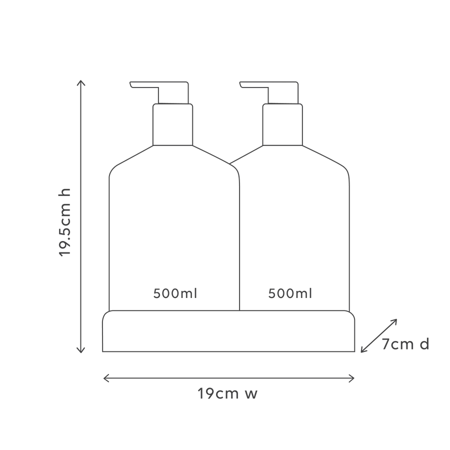 WASH & LOTION DUO + TRAY - SEA COTTON & COCONUT - Winston and Finch