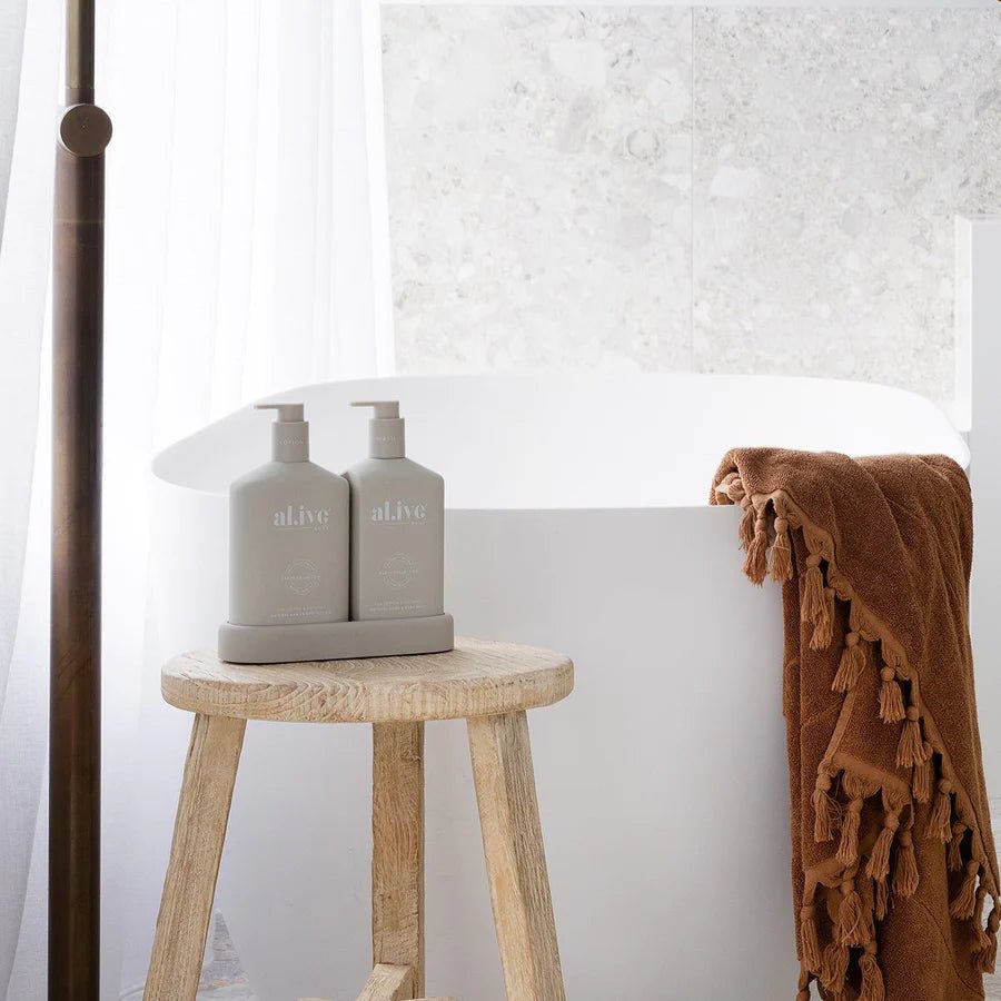 WASH & LOTION DUO + TRAY - SEA COTTON & COCONUT - Winston and Finch