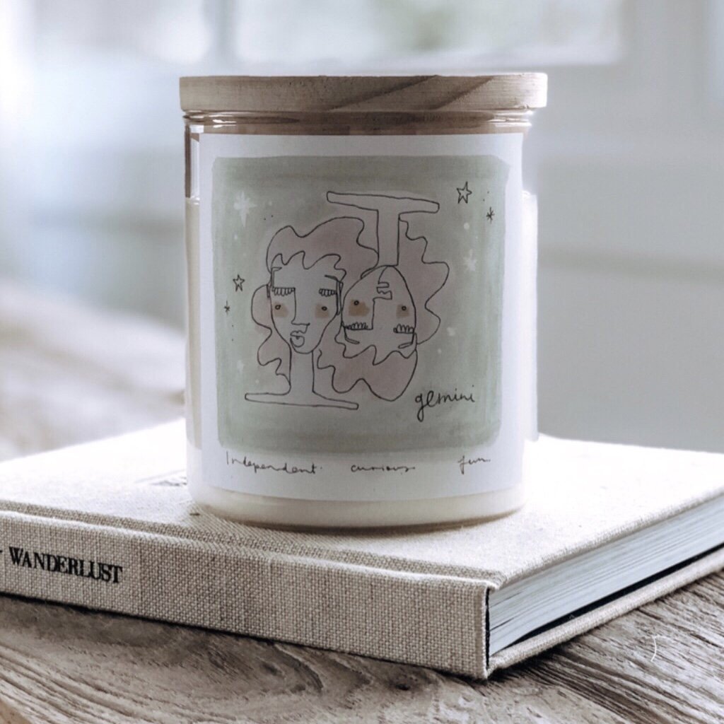 Zodiac Candle - Gemini - Winston and Finch