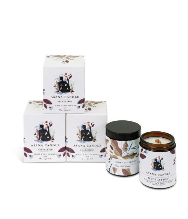 Asana candle - Meditation - Winston and Finch