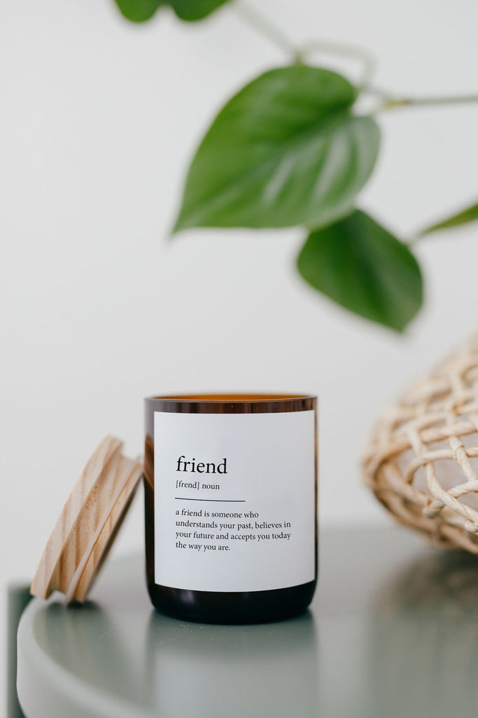 Dictionary Meaning Soy Candle - Friend - Winston and Finch