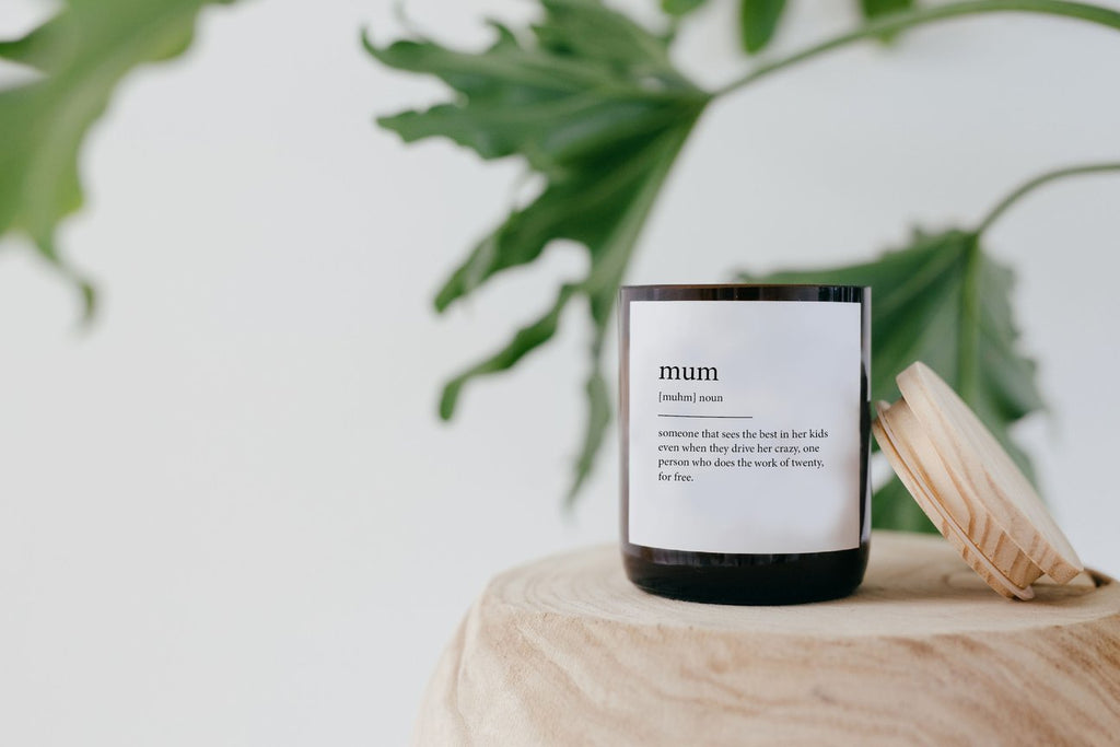 Dictionary Meaning Soy Candle - Mum - Winston and Finch