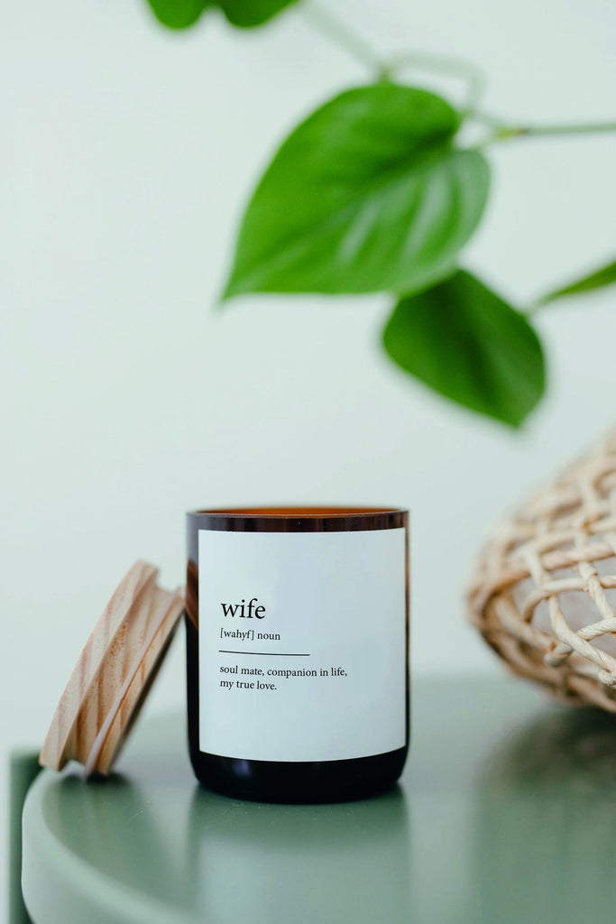 Dictionary Meaning Soy Candle - Wife - Winston and Finch