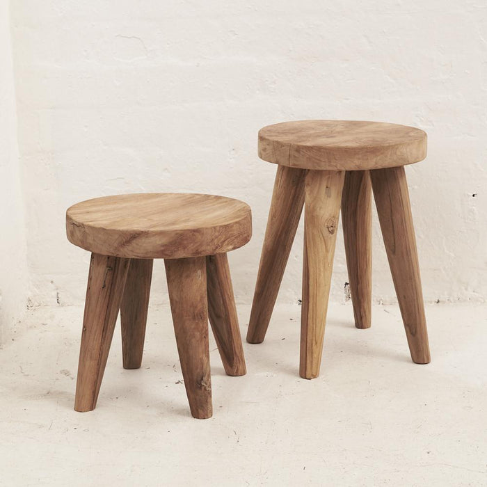 PREORDER - Rokha Stool with Four Legs - Winston and Finch