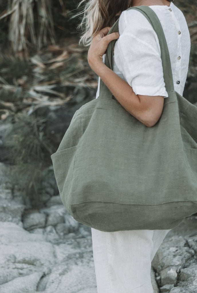 Ramie Bag - Olive - Winston and Finch