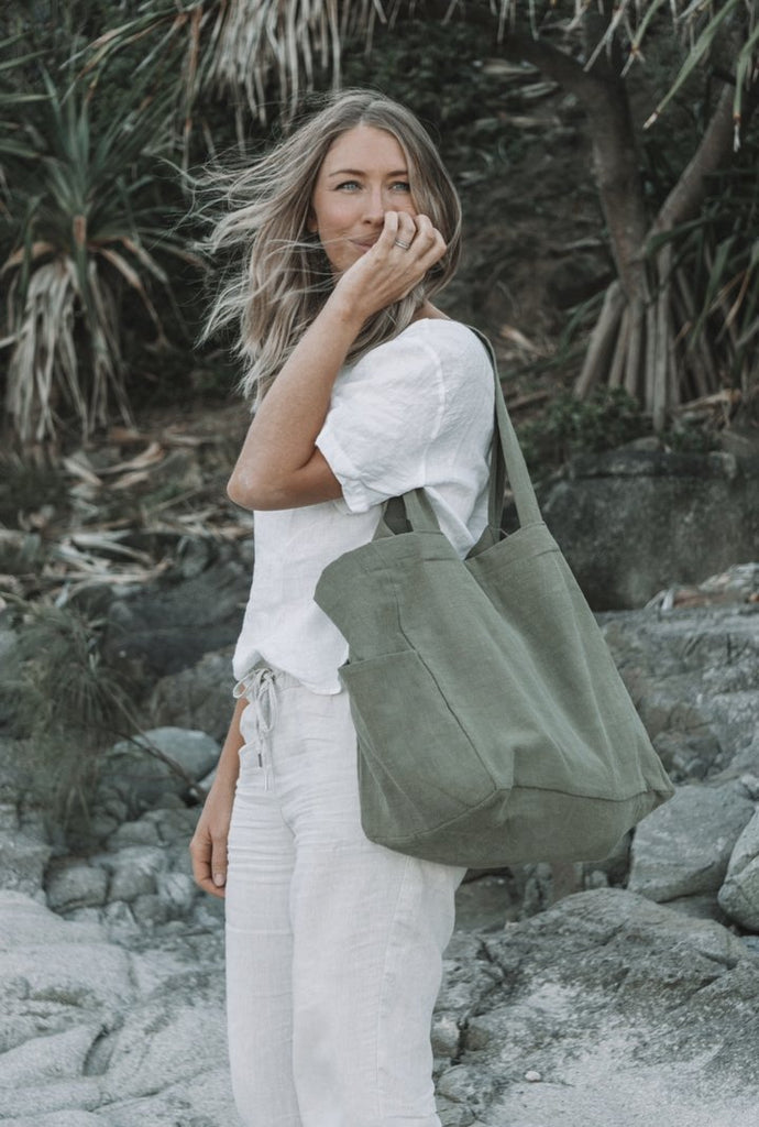 Ramie Bag - Olive - Winston and Finch