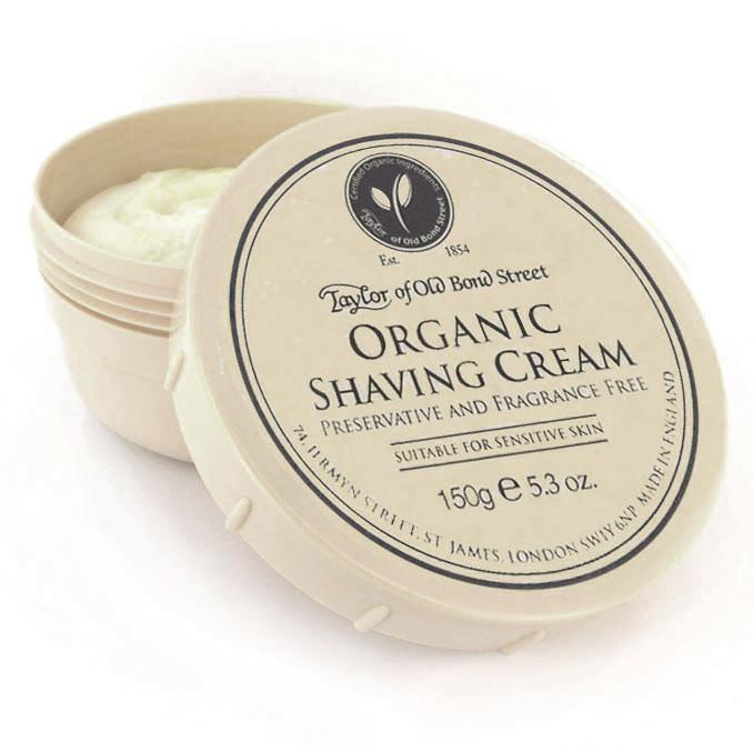 Taylor of Old Bond Street Organic Shaving Cream 150g - Winston and Finch